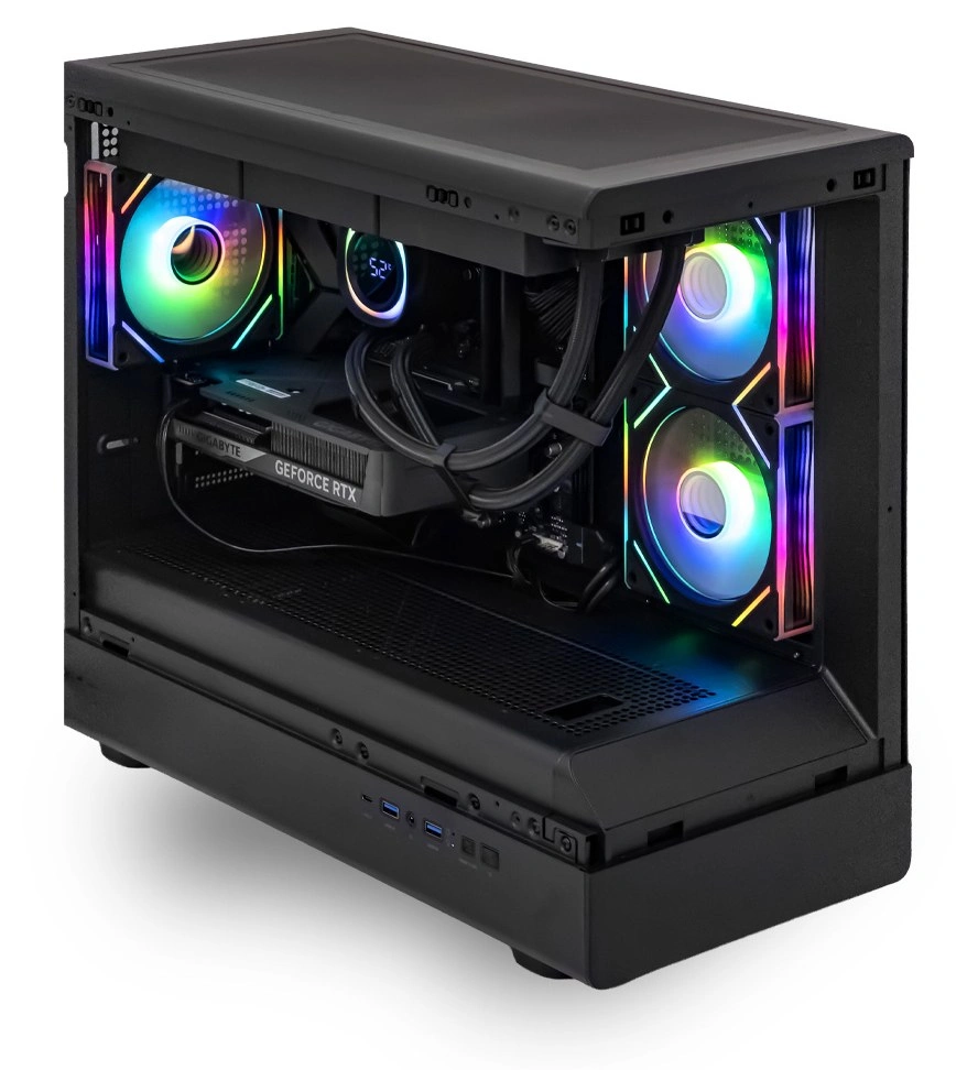 Системный блок CORE X (Crystal CM2 Ryzen 5 7500F, 32Гб DDR5, RTX5060 Ti, SSD 1Тб M.2, Gigabyte B850M, 650Вт). Фото 1