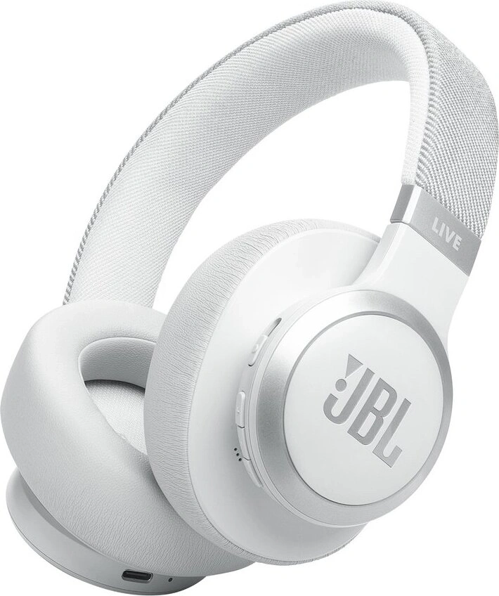 Беспроводные наушники JBL Live 770NC, Белые. Фото 1