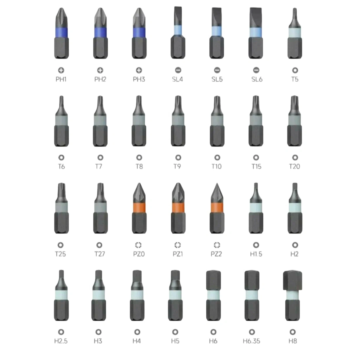 Набор инструментов ATuMan Duka RS-2 40 in 1. Фото 5