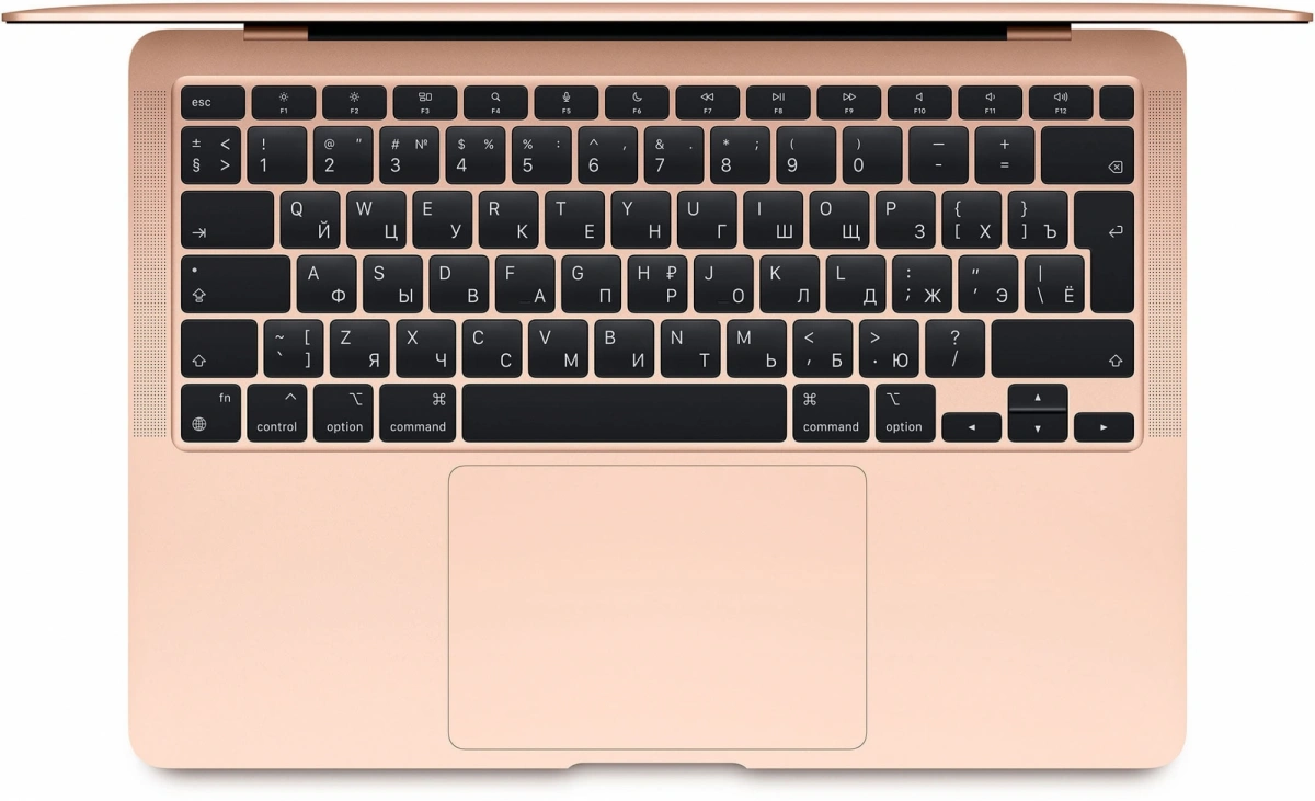 Apple MacBook Air 2020 256Gb Gold (MGND3) (M1, 8 ГБ, 256 ГБ SSD( Уцененный товар). Фото 2