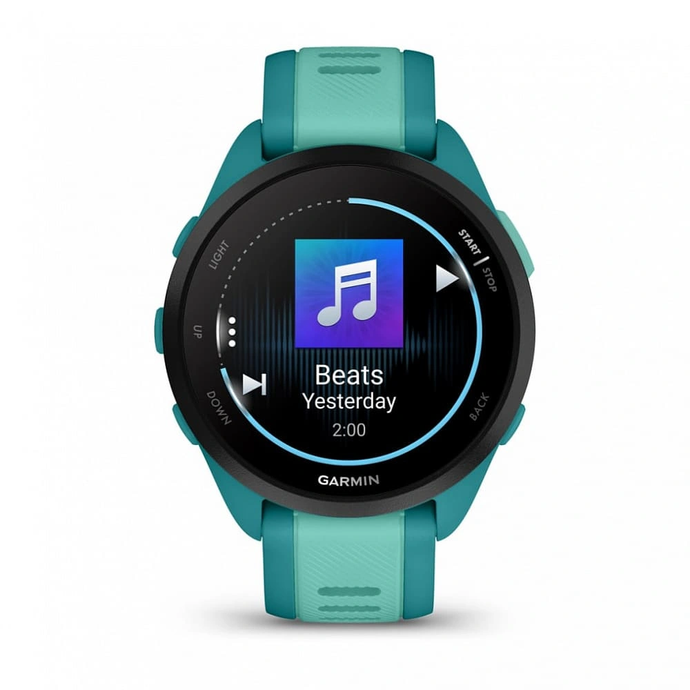 Умные часы Garmin Forerunner 165 Music Amoled, Turquoise/Aqua. Фото 7