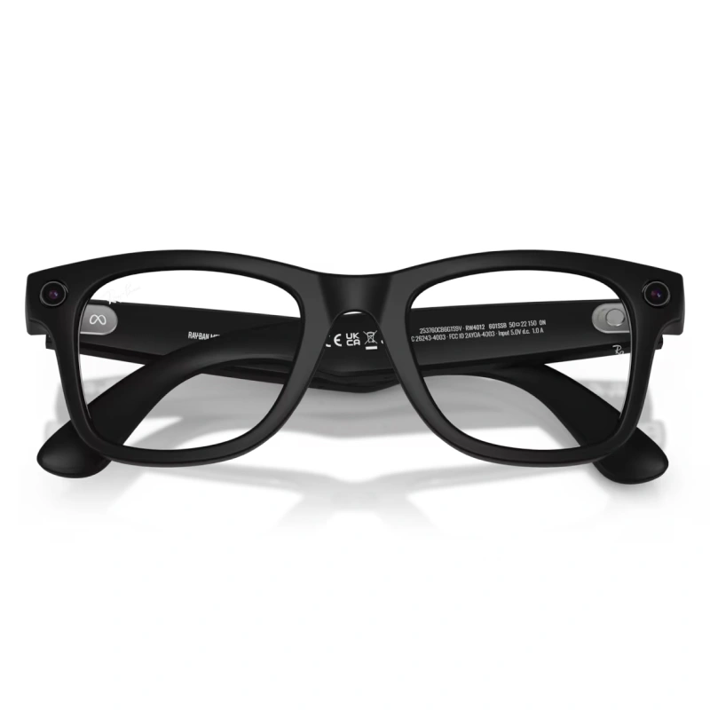 Умные очки Ray Ban Wayfarer (Gen 2) RW4012 Матовый черный/Прозрачный L 155-53mm (601SSB). Фото 5