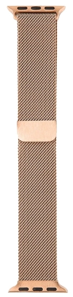 Ремешок для Apple Watch 44/45/46/49мм мм миланский сетчатый браслет, Rose Gold. Фото 1