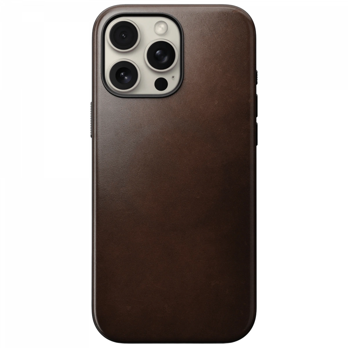 Накладка Nomad Modern Leather Case MagSafe для iPhone 16 Pro, Rustic Brown (NM01696285). Фото 2