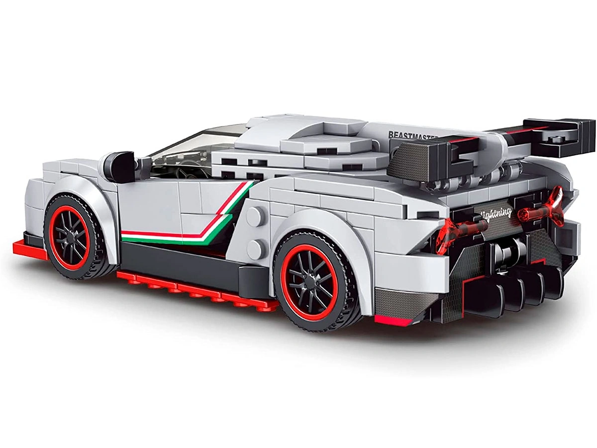 Конструктор Mould King Models 27007. Lamborghini Veneno, 398 деталей. Фото 3