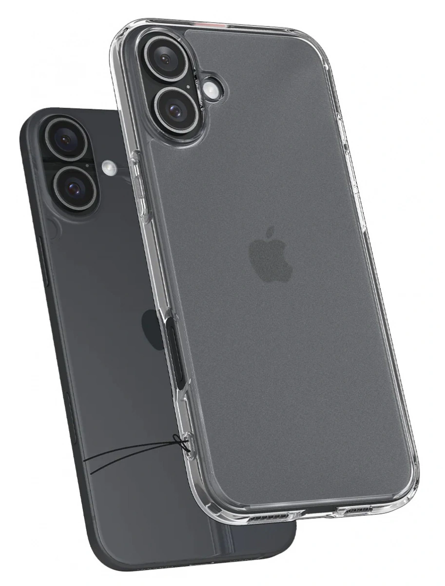 Накладка Spigen Ultra Hybrid для iPhone 16, Frost Clear (ACS08199). Фото 5
