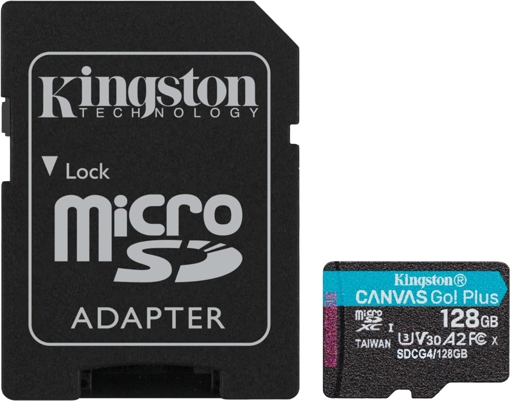 Карта памяти Kingston Canvas Go Plus G4 microSDXC 128 ГБ (SDCG4/128GB). Фото 2