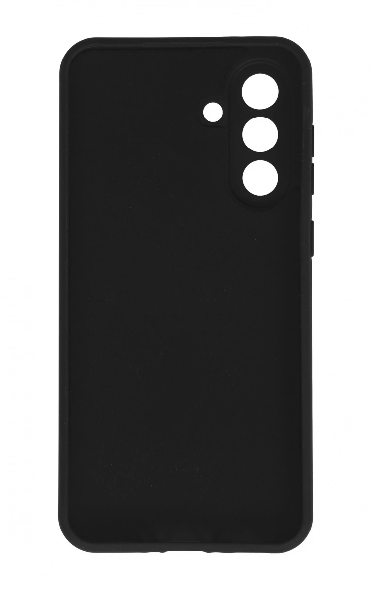 Накладка Zibelino Soft Matte Microfiber Case для Samsung Galaxy A56 силиконовая, Чёрная. Фото 2