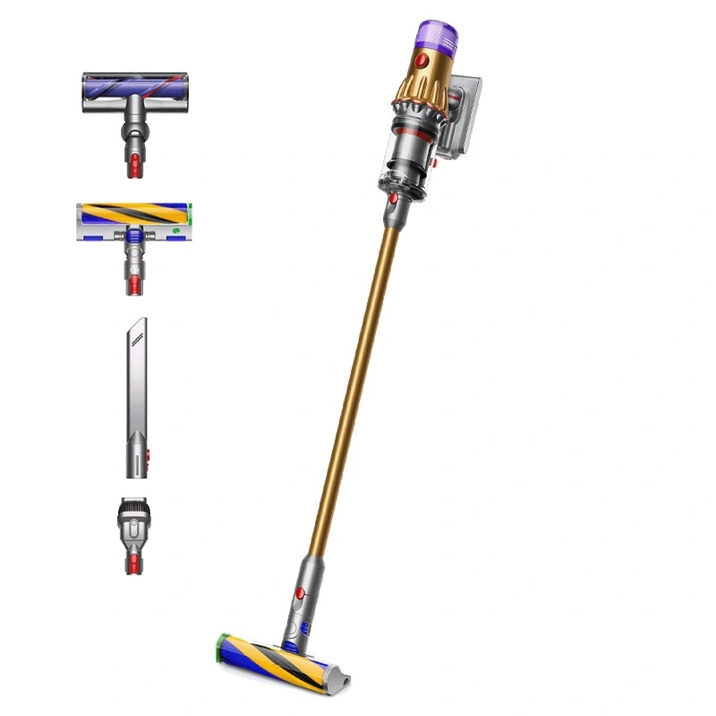 Беспроводной пылесос Dyson V12 Detect Slim Absolute, Gold/Gold (SV46). Фото 1