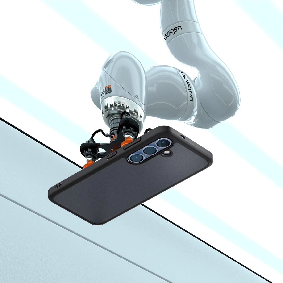 Накладка Spigen Ultra Hybrid для Samsung Galaxy S25 Plus, Black (ACS08986). Фото 6