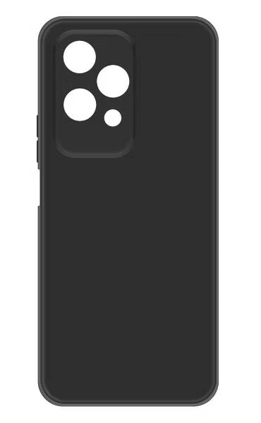 Накладка Krutoff Silicone Case для Honor 200 Lite, Чёрная. Фото 1