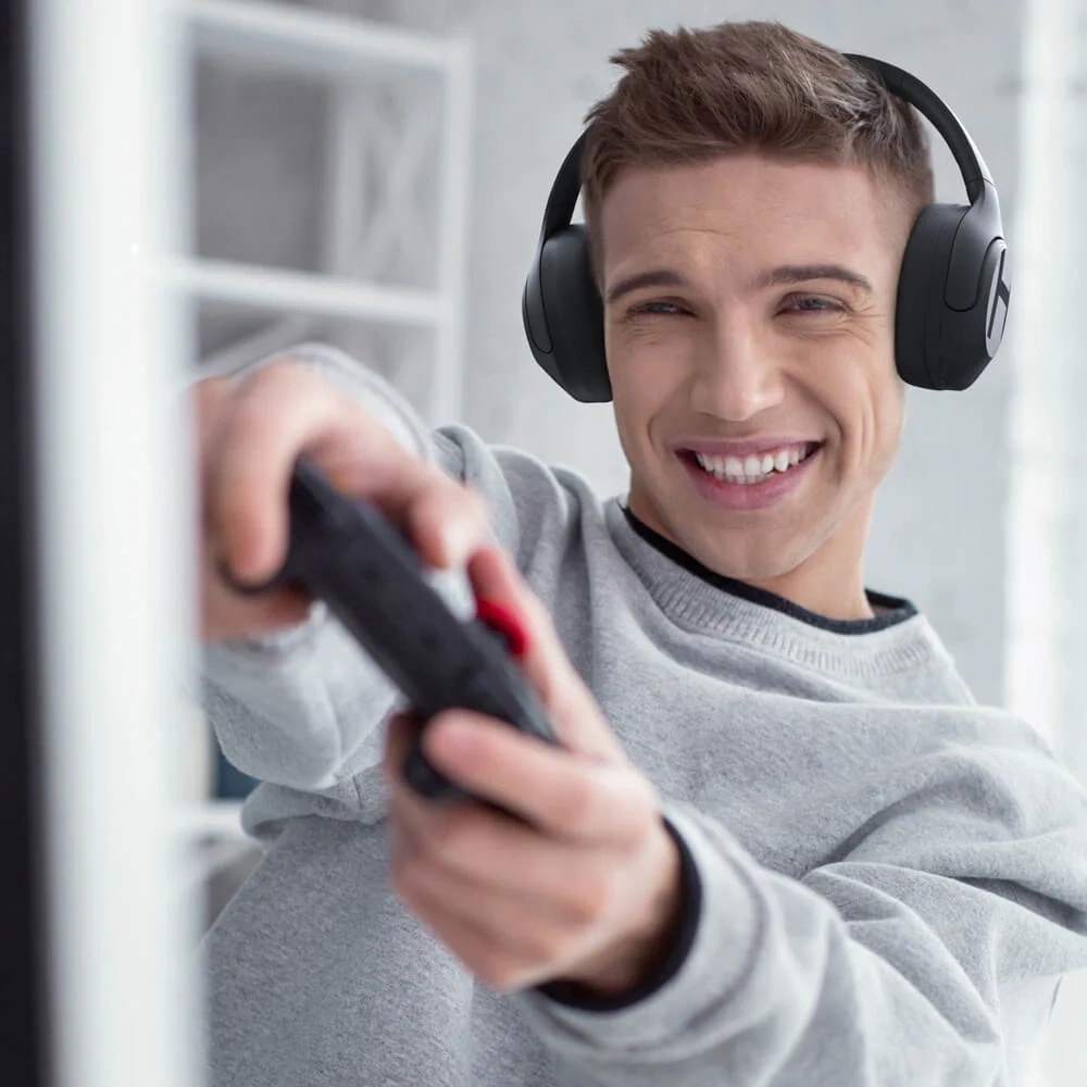 Беспроводные наушники Haylou S35 ANC, Тёмно-синий. Фото 4