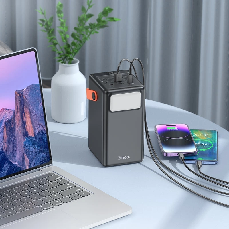 Внешний аккумулятор Hoco J142 Surpass 22.5W+PD20W+QC3.0 100000mAh, Чёрный. Фото 5