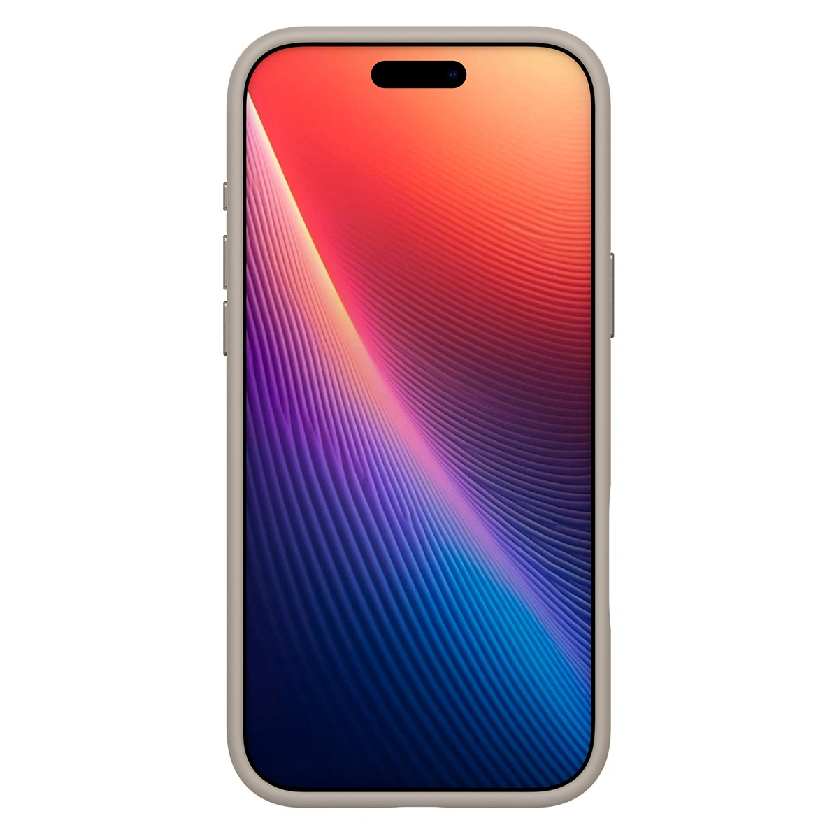 Накладка Spigen Silicone Fit (MagSafe) для iPhone 17 Pro Max, Бежевая (ACS10272). Фото 4