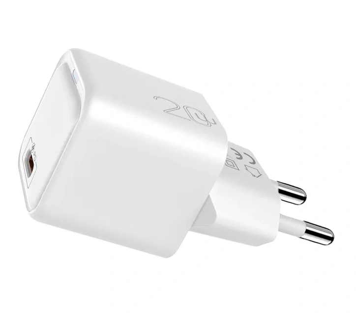 Сетевое зарядное устройство Vyvylabs Polished Fast Charger, 20W, Белое (C20CE-02). Фото 2