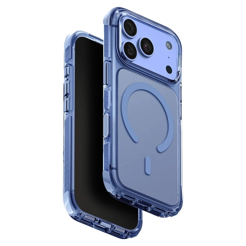 Накладка Uniq для iPhone 18 Pro / iPhone 17 Pro Combat Triple-Layered Protective Case (MagSafe), Polar Blue (IP6.3P(2026)-COMMPBLU). Фото 1