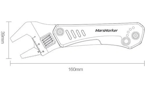 Мультитул XiaoMi MarsWorker Multi-function Wrench Knife (MSHW001). Фото 4