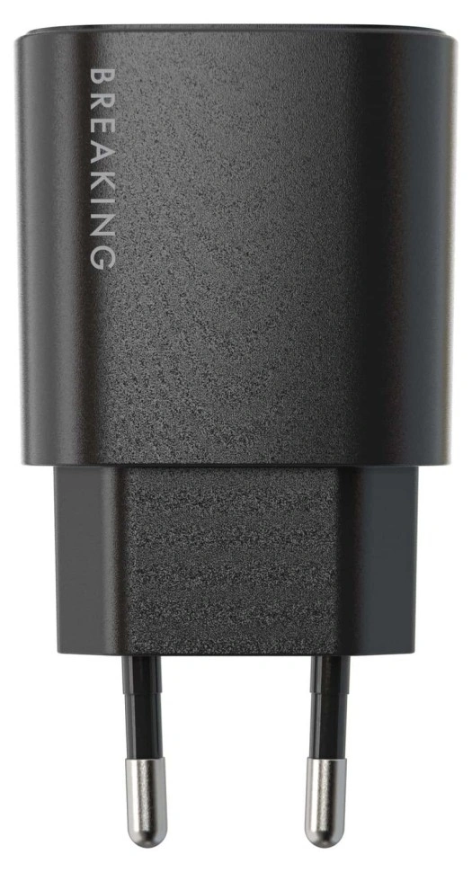Сетевое зарядное устройство Breaking USB-C P-06 25W, Чёрный (22241). Фото 2