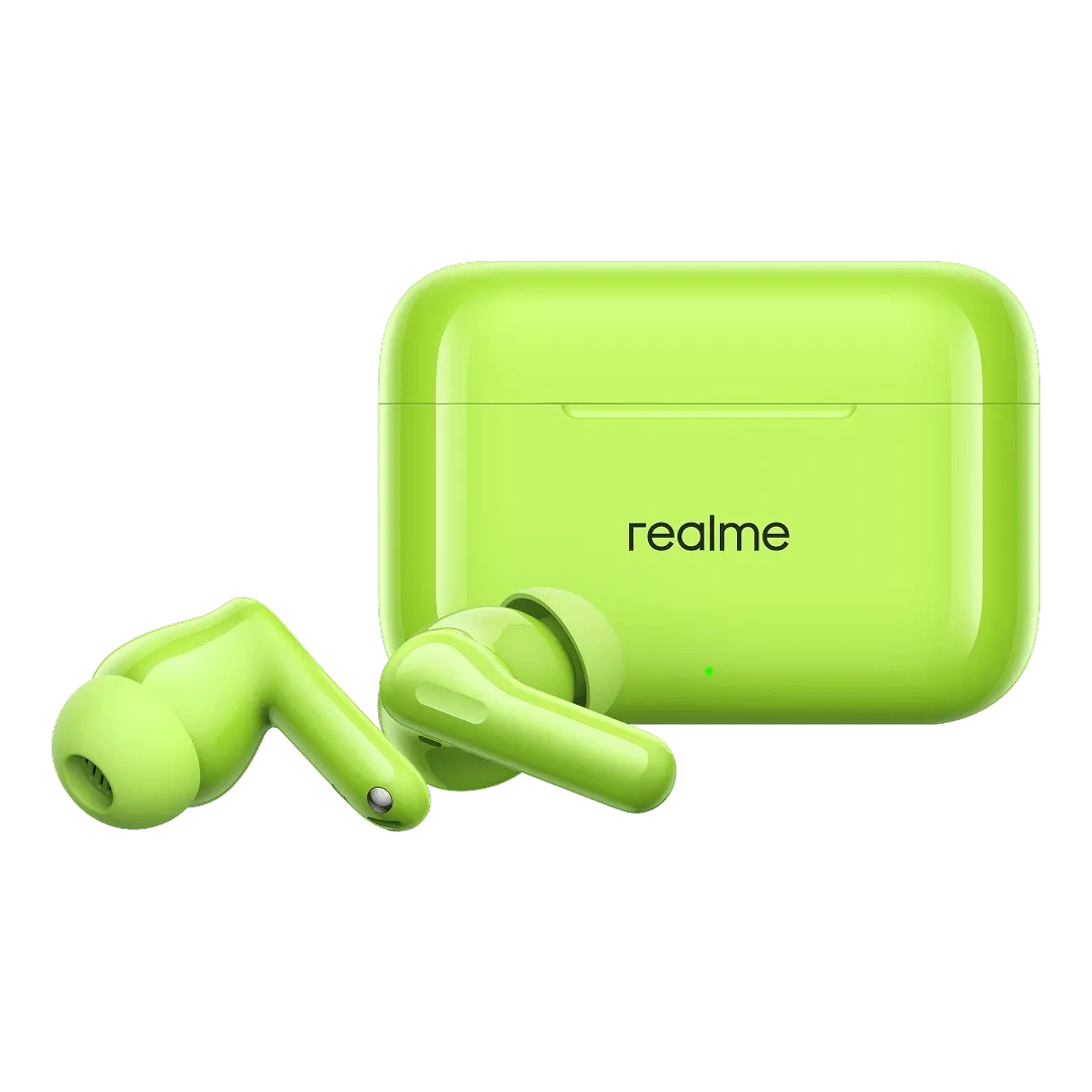 Беспроводные наушники Realme Buds T200, Green (RMA2410). Фото 2