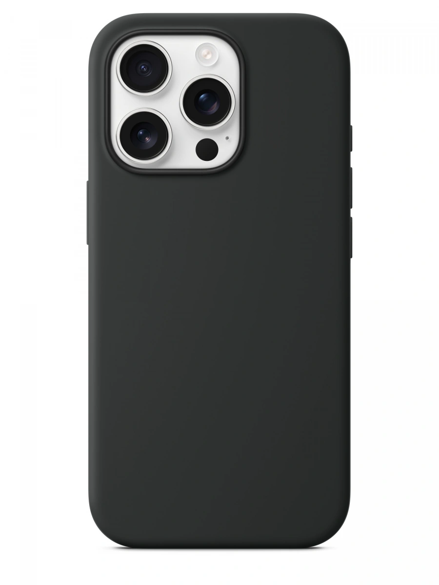 Накладка для iPhone 16 Pro Silicone Case With MagSafe, Black. Фото 1