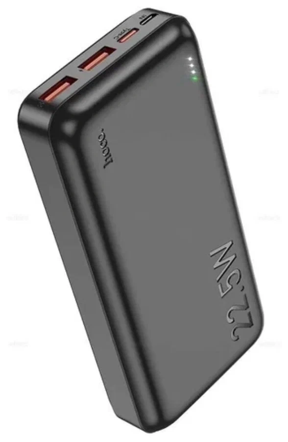 Внешний аккумулятор Hoco J101A 20000mAh, Чёрный. Фото 1