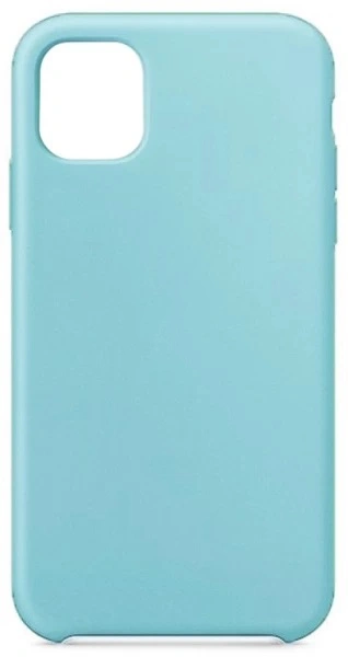 Накладка Silicone Case для iPhone 12/12 Pro, Бирюзовая. Фото 1