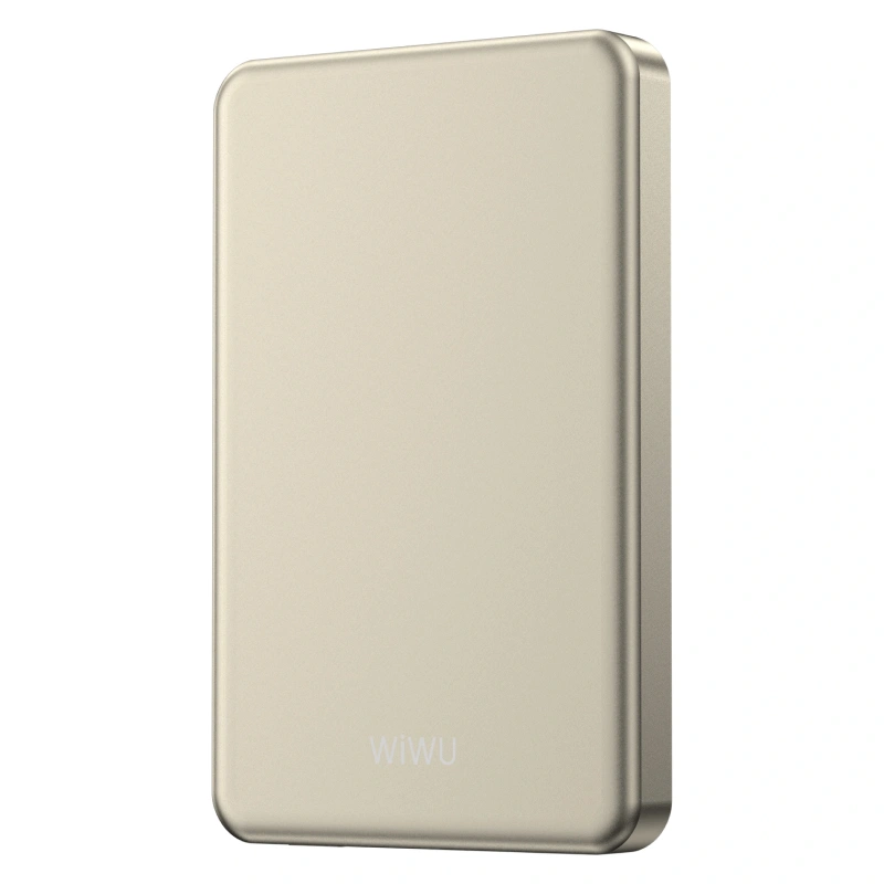 Внешний аккумулятор Wiwu Ultra Thin Magnetic 5000mAh, Gold (Wi-P15). Фото 1