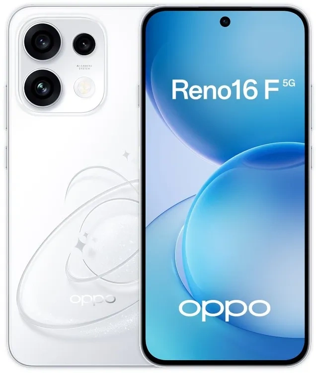 Смартфон Oppo Reno16 F 12/256Гб, Звёздный белый (CPH2859). Фото 1