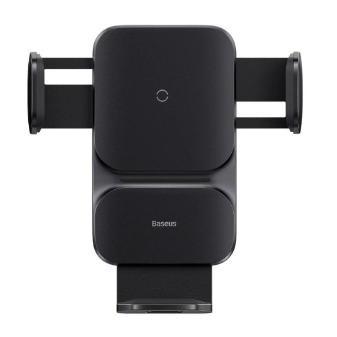 Держатель с беспроводной зарядкой Baseus Wisdom Auto 15W, Чёрный (CGZX000001). Фото 2