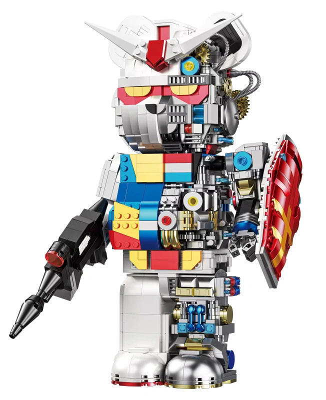 Конструктор Wangao BearBrick 188002, Робот Gundam, 1681 деталь. Фото 2