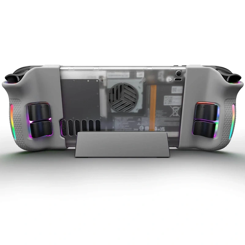 Задняя панель Jsaux Black Plate for Steam Deck R/Vents PC0106C, Прозрачная. Фото 2