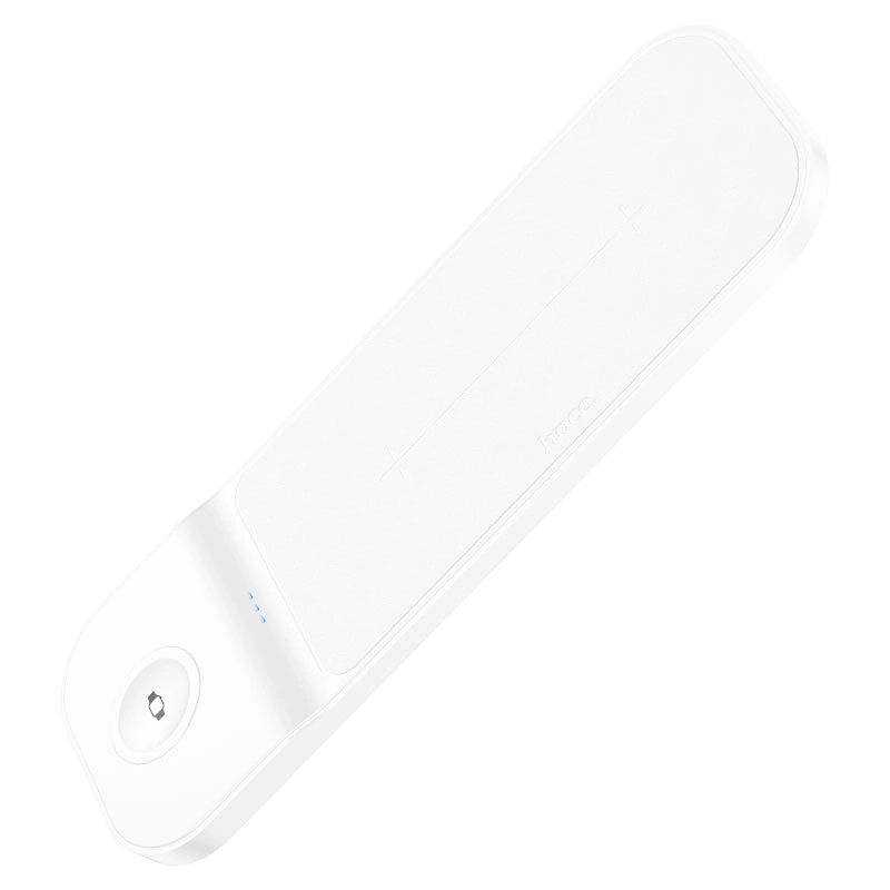 Беспроводная зарядная станция Hoco CQ6 Step 3-in-1 15W (Sam Watch), White. Фото 2