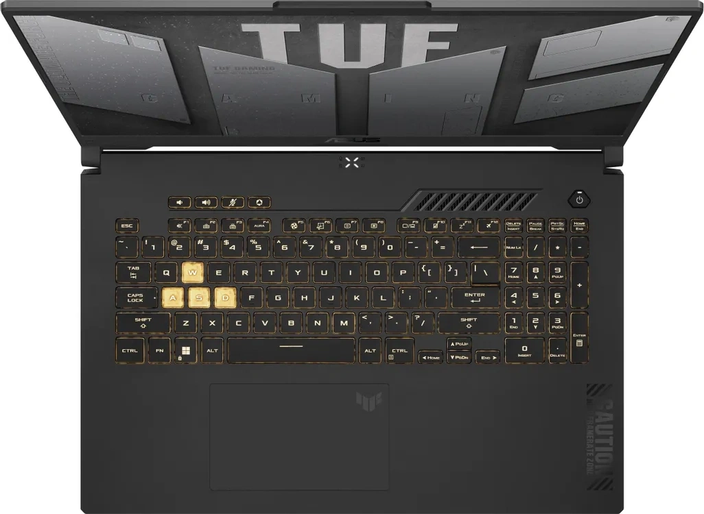 ASUS TUF Gaming F17 FX707VJB-HX106 Серый (17.3", Intel Core 5 210H, 16 Гб, SSD 512 Гб, GeForce RTX 3050, noOS) 90NR0MY5-M003Y0. Фото 5