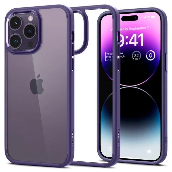 Накладка Spigen Ultra Hybrid для iPhone 14 Pro Max, Фиолетовая (ACS05574)