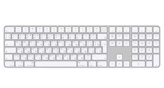 Клавиатура Apple Magic Keyboard Touch ID NUM KEY-SUN MK2C3RS/A