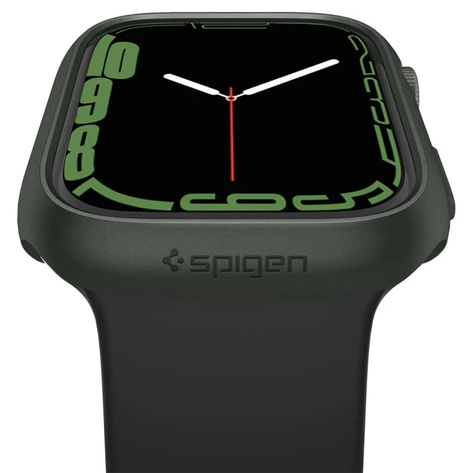 Чехол Spigen Thin Fit для Apple Watch 45mm, Хаки (ACS04175)