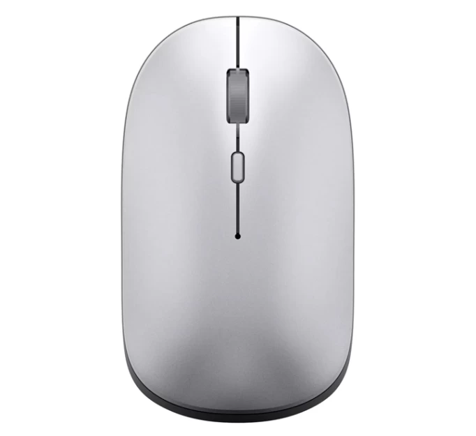 Мышь беспроводная Wiwu Dual Mode Wireless Mouse WM104, Серебро