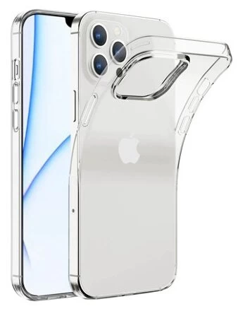 Накладка для iPhone 13 Pro Max силиконовая, Прозрачная