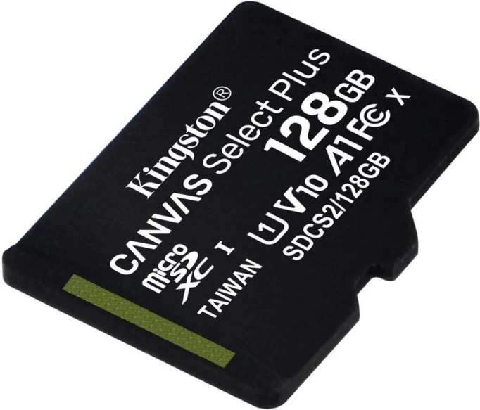 Карта памяти Kingston 128GB MicroSDHC Class 10 Canvas Select Plus 100MB/s