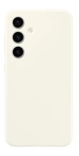 Накладка Silicone Case Logo для Samsung Galaxy A35 5G, Пудровая