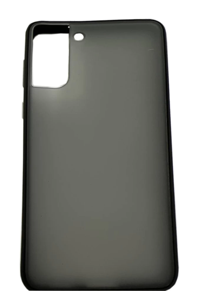 Накладка Clear Chrome для Samsung Galaxy S21 FE, Чёрная