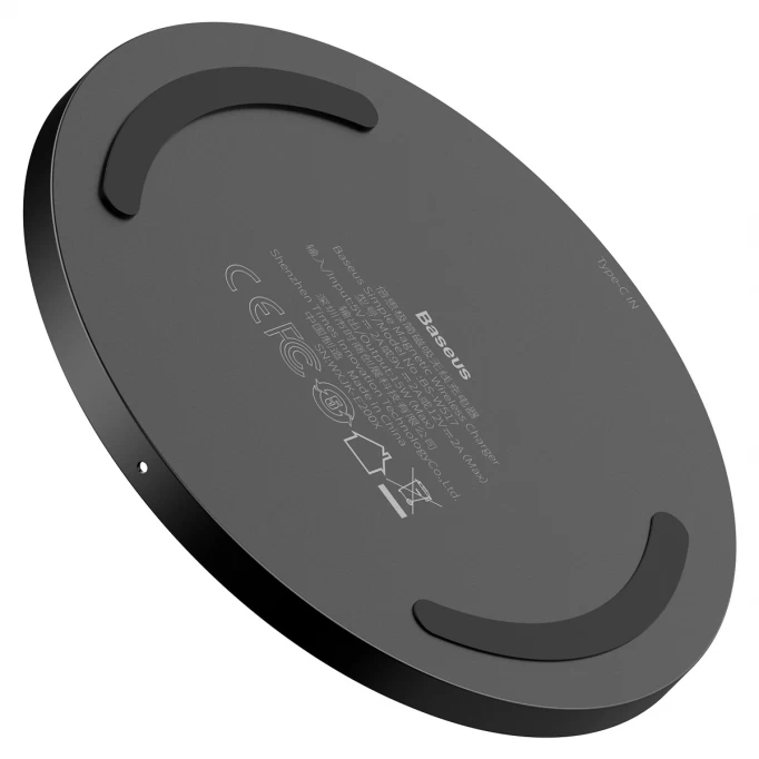 Беспроводное зарядное устройство Baseus Simple Magnetic Wireless Charger (suit for IP12), Чёрное (WXJK-E01)