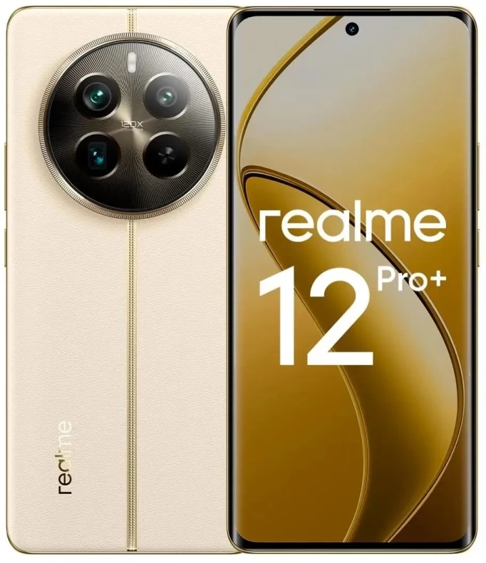 Смартфон Realme 12 Pro Plus 5G 8/256Gb Бежевый песок (RMX3840)